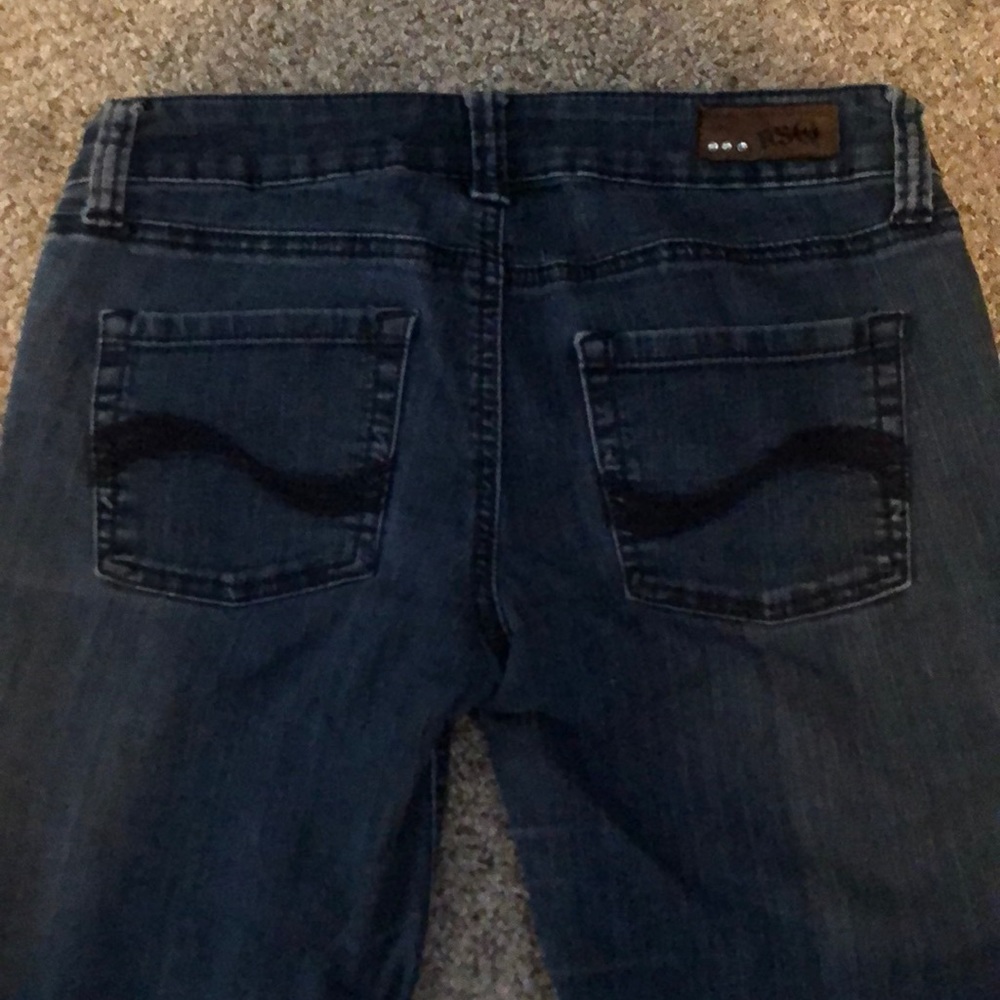 RSQ Ibiza Extreme Skinny Jeans Dark Blue Wash 3R - Picture 5 of 6